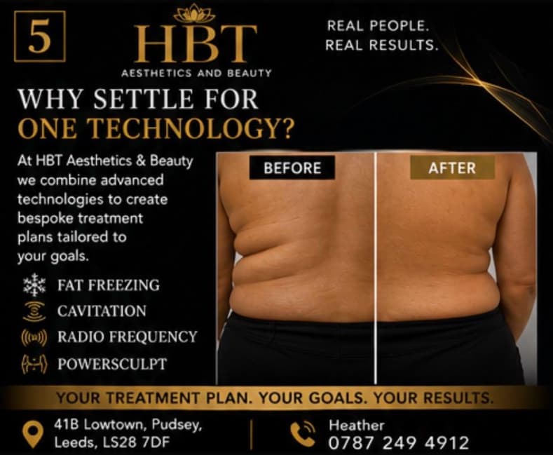 Why settle for one technology — combined body contouring results at HBT Aesthetics